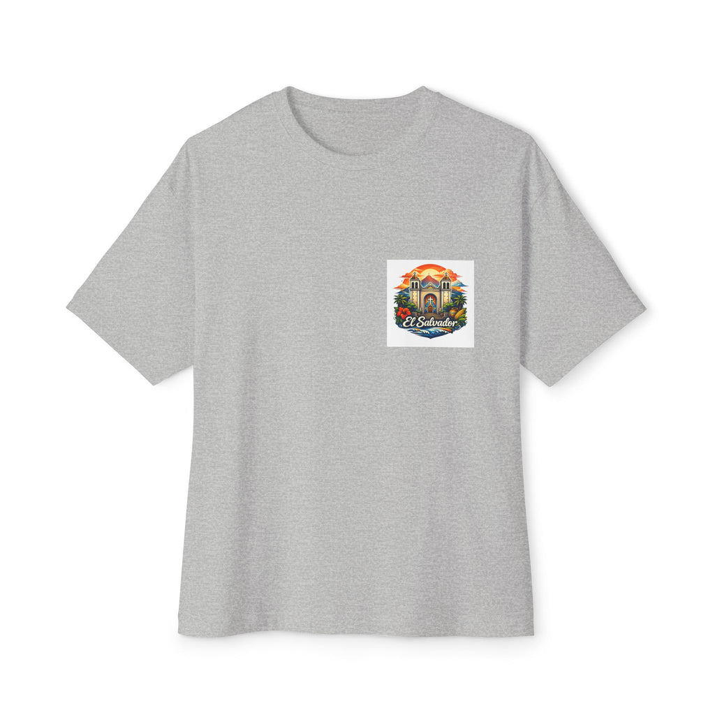 El Salvador Vintage Travel Tee — Retro Cathedral Sunset Graphic Shirt