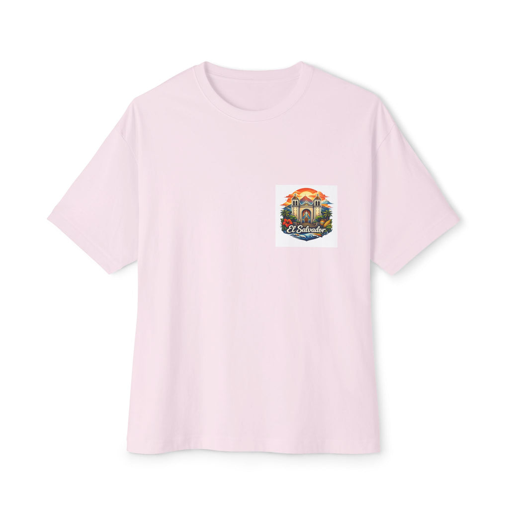 El Salvador Vintage Travel Tee — Retro Cathedral Sunset Graphic Shirt